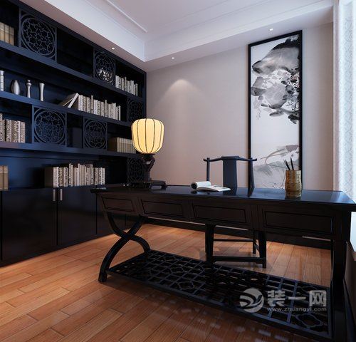 新中式风格装修效果图 广州装饰公司珠光御景壹号案例