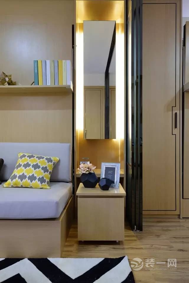 长形的小平米公寓装修设计 空间灵活多变实用性强