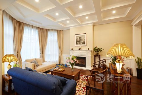 广州装饰公司荐欧美风格客厅装修效果图